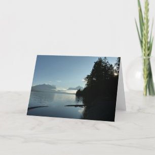 Carte Matin au lac McDonald dans le parc national des Gl