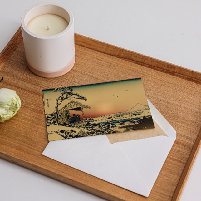 Carte matin d'hiver au Mont Fuji (Créateur téléchargé)