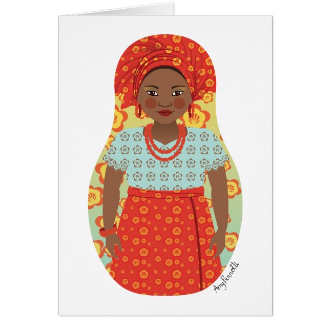 Carte Matryoshka du sud du Nigeria (Devant)