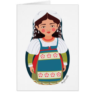 Carte Matryoshka italienne
