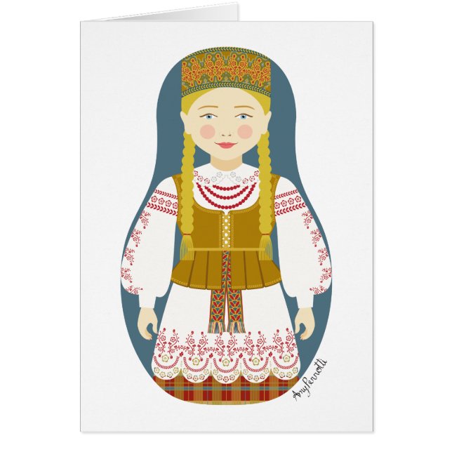 Carte Matryoshka lituanienne (Devant)