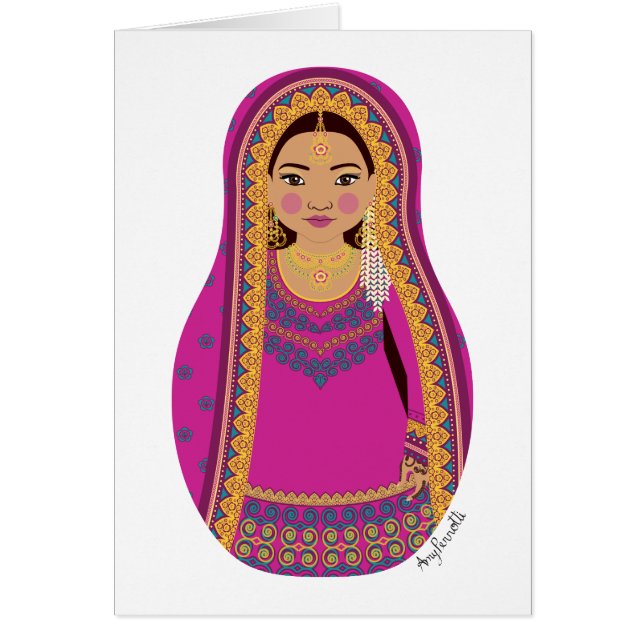 Carte Matryoshka pakistanaise (Devant)