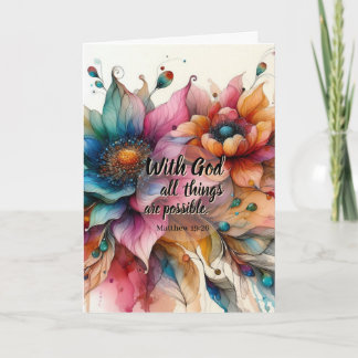 Carte Matthew Scripture Christian Prayer Encouragement