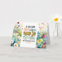 Matthieu 17:20 La foi comme un Verset de la Bible 