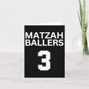 Carte Matzah Ballers 3 Équipe de basketball de jeu de mo