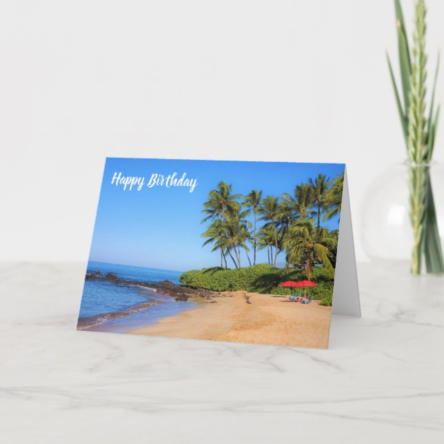 Carte Maui Beach Umbrellas (Devant)