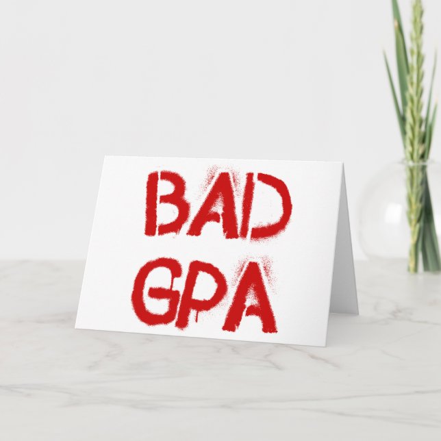 Carte Mauvais GPA (Devant)