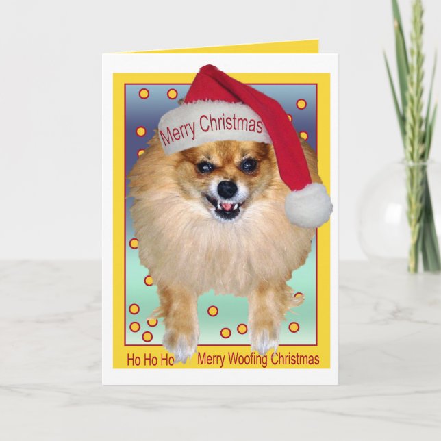 Carte | Mauvais Noël de Woofing Père Noël (Devant)