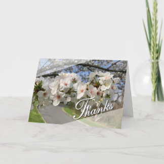 Carte May Flowers Thank You Card
