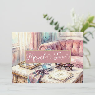 Carte Mazel Tov Élégante, Esthétique de Luxe des A