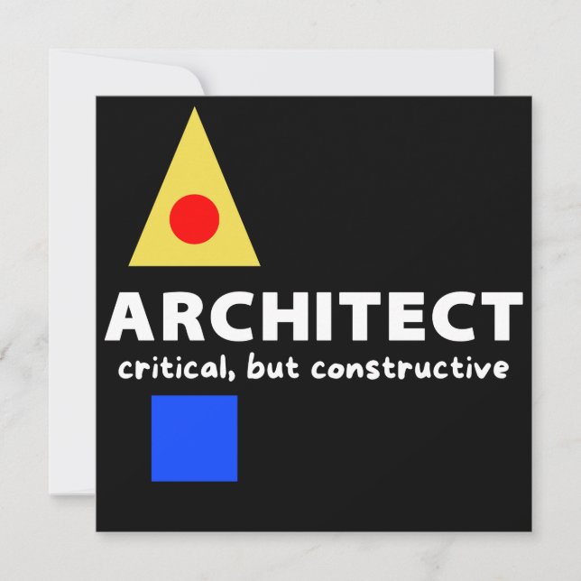 Carte Mazipoodles Architecte critique (Devant)