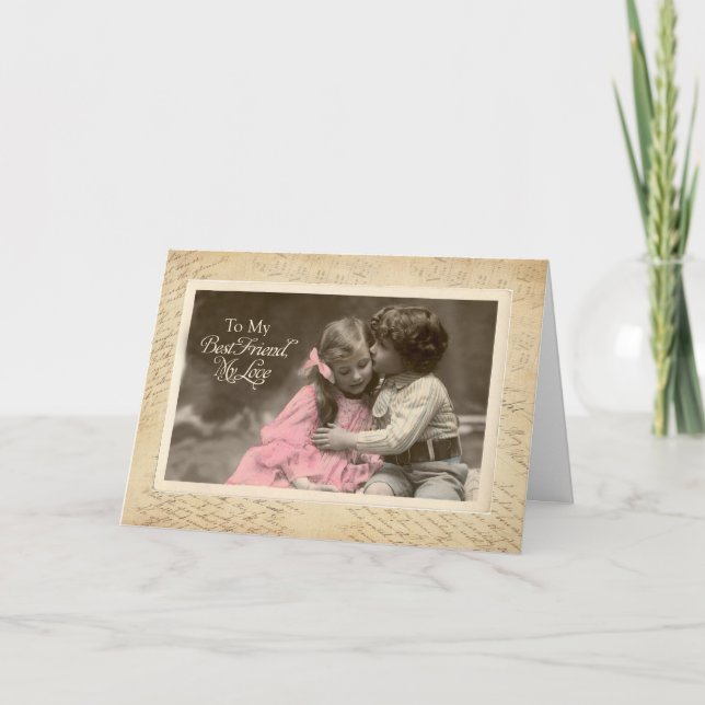 Carte Me Marierez-Vous, Proposition De Mariage, Baiser V (Devant)