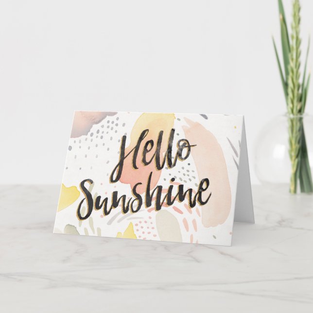 Carte Meadow Breeze II | Bonjour Sunshine (Devant)