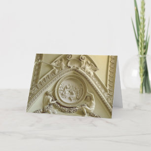 Carte Médaillon dépeignant le baptême de Constantine