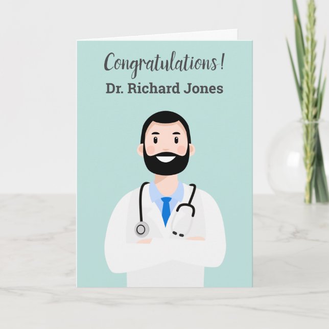 Carte Médecin Avatar personnalisé (Devant)