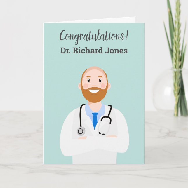 Carte Médecin Avatar personnalisé (Devant)