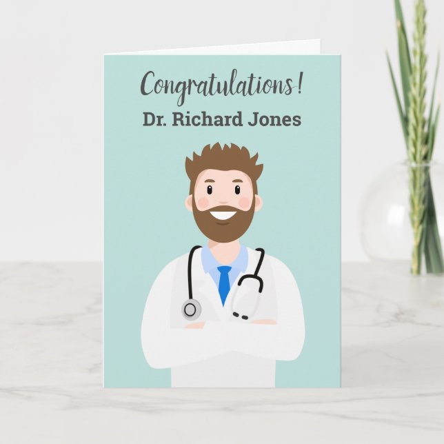 Carte Médecin Avatar personnalisé (Devant)