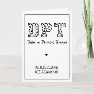 Carte Médecin DPT de physiothérapie