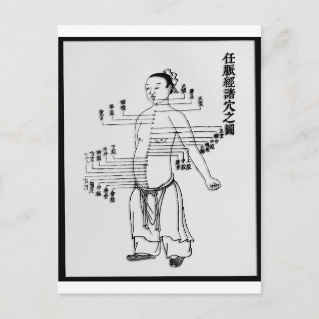 Carte médicale chinoise (Devant)