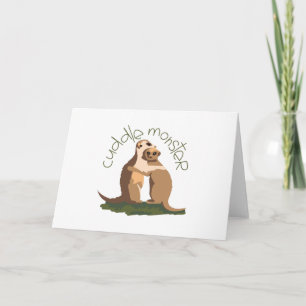 Carte Meerkat Cuddle
