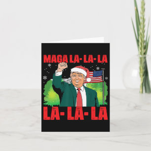 Carte Méga La La La Donald Trump Potus 47 Noël Laid