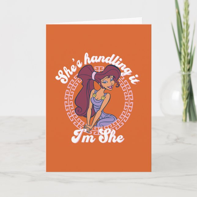 Carte Megara - She's Handling It, I'm She Card (Devant)