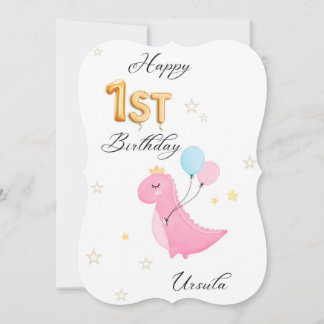 Carte Meilleur 1 an d'anniversaire heureux Appartement C