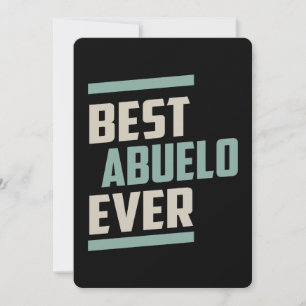 Carte Meilleur Abuelo jamais