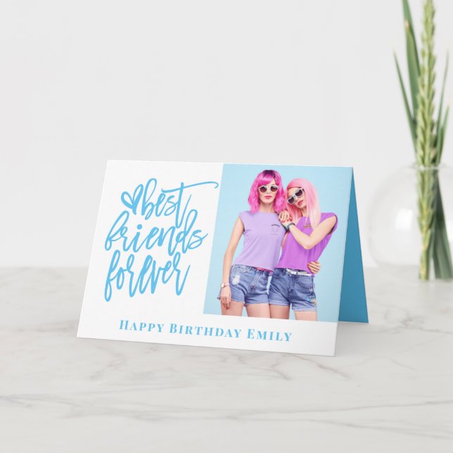 Carte Meilleur birman de Friends Forever Photo Blue (Devant)