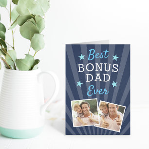 Carte Meilleur Bonus Papa Ever Stepfather Fête des pères