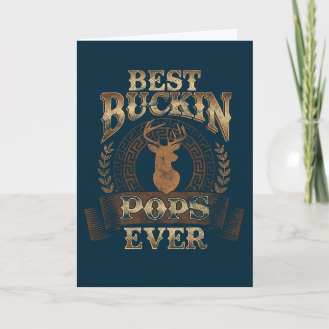 Carte Meilleur Buckin Pops jamais (Devant)