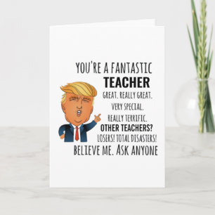 Carte Meilleur cadeau de l'enseignant