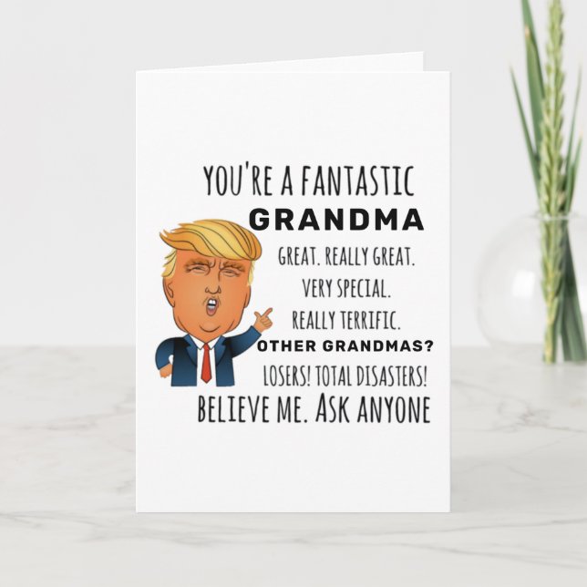 Carte Meilleur Cadeau Grand-Mère (Devant)