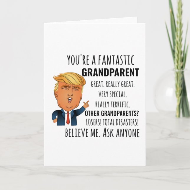 Carte Meilleur Cadeau Grand-parent (Devant)