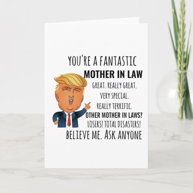 Carte Meilleur Cadeau pour Belle-Mère (Devant)