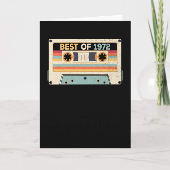 Carte Meilleur cassette de bande originale d'anniversair (Devant)