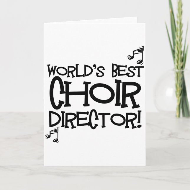 Carte Meilleur Choir du monde (Devant)
