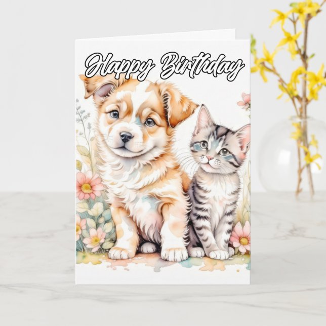 Carte Meilleur des amis pour toujours (Fleur jaune)