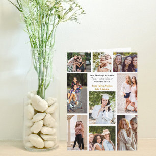 Carte Meilleur·e·s ami·e·s : collage photo avec citation