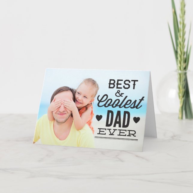 Carte Meilleur et le plus frais papa jamais Fête des pèr (Devant)