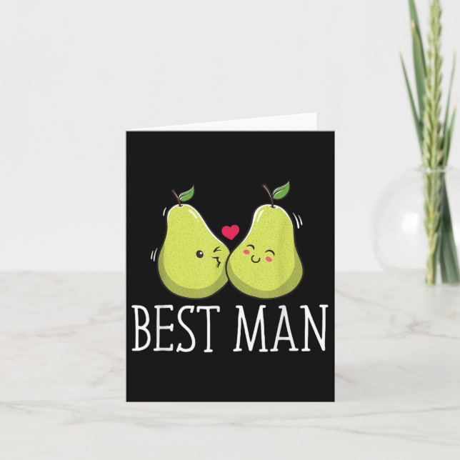Carte Meilleur Homme Bridesman Groomsmen Meilleur Guy Gr (Devant)