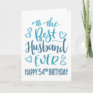 Carte Meilleur mari de tous les temps Typographie pour 5