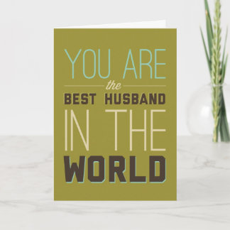 Carte Meilleur Mari [Femme]