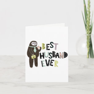 Carte MEILLEUR MARI JAMAIS Fête des Pères Personnalisé S