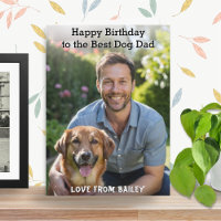 Meilleur Papa Chien Photo de Compagnon Joyeux Anni