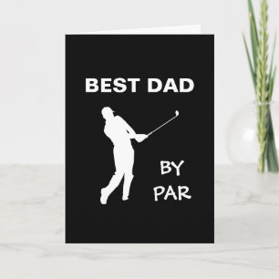 Carte Meilleur papa Par Par Par Golf Daddy Golfer Pun Fê