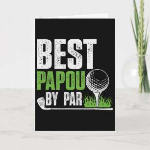 Carte Meilleur Papou Vintage Par Cadeaux Pour La Fête De