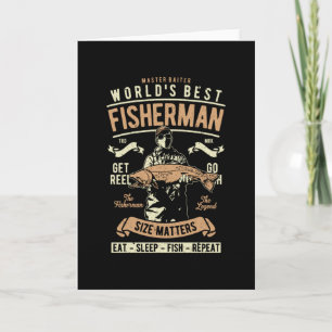 Carte Meilleur pêcheur du monde