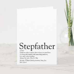 Carte Meilleur Stepfather jamais connu du monde, Stepdad