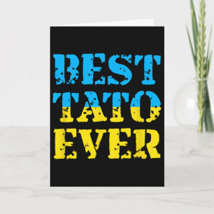 Carte Meilleur Tato Jamais Ukraine Fête des Pères Papa U